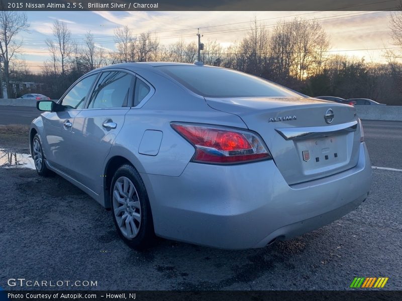 Brilliant Silver / Charcoal 2015 Nissan Altima 2.5 S