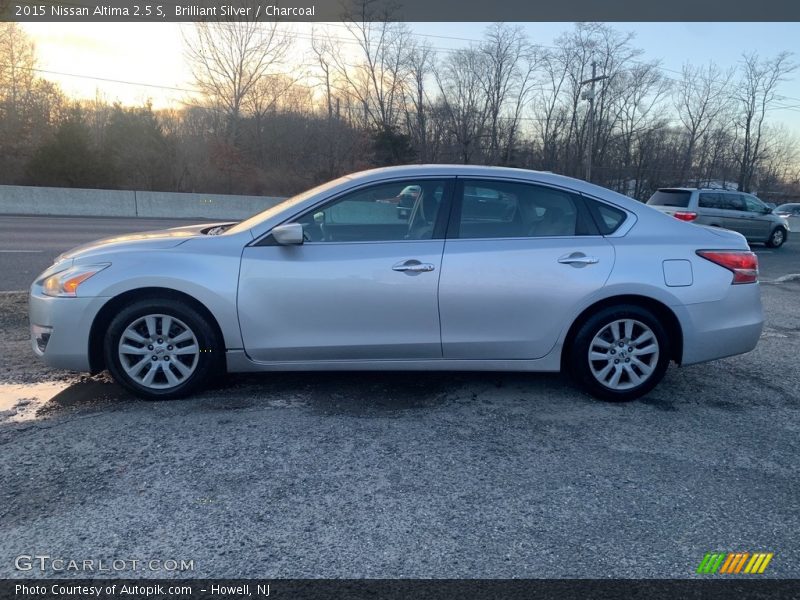 Brilliant Silver / Charcoal 2015 Nissan Altima 2.5 S