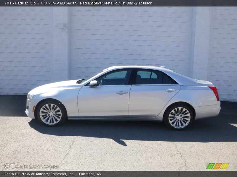  2016 CTS 3.6 Luxury AWD Sedan Radiant Silver Metallic