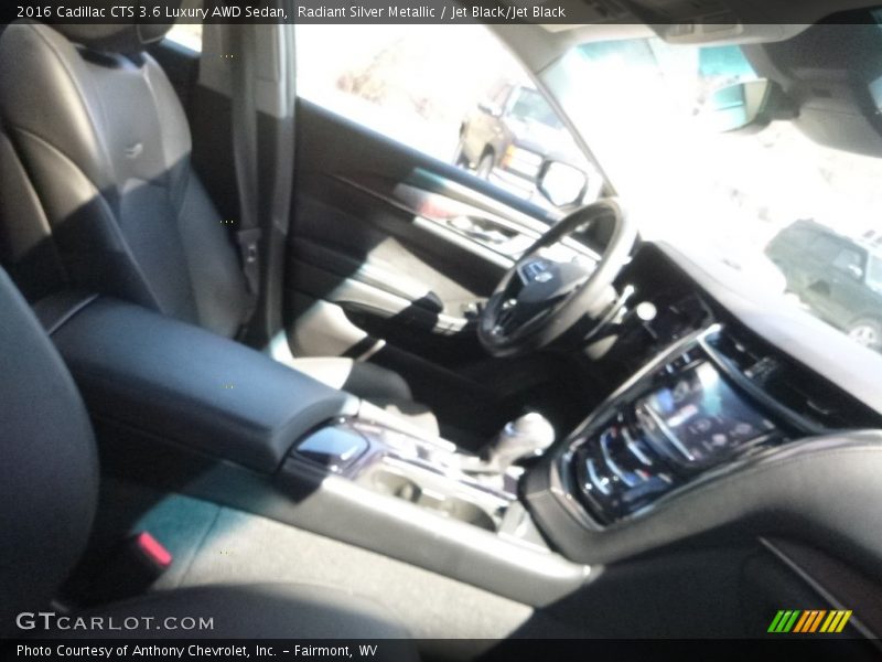 Radiant Silver Metallic / Jet Black/Jet Black 2016 Cadillac CTS 3.6 Luxury AWD Sedan