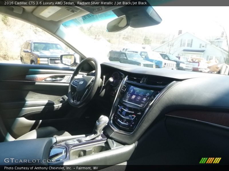 Radiant Silver Metallic / Jet Black/Jet Black 2016 Cadillac CTS 3.6 Luxury AWD Sedan