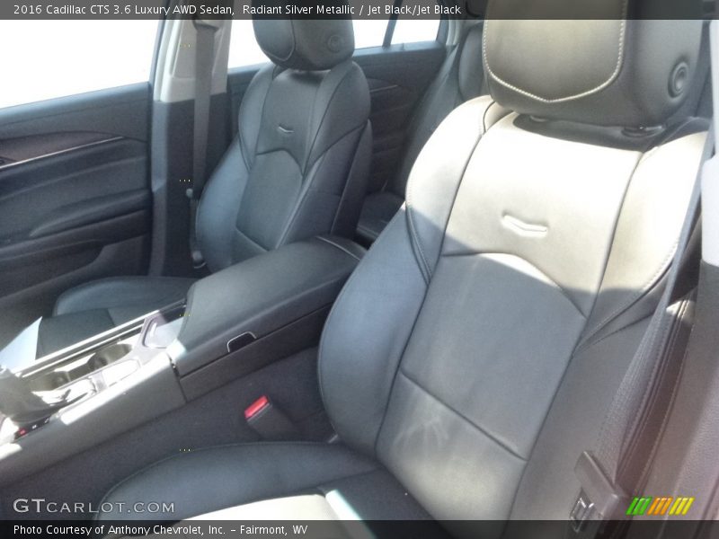 Radiant Silver Metallic / Jet Black/Jet Black 2016 Cadillac CTS 3.6 Luxury AWD Sedan