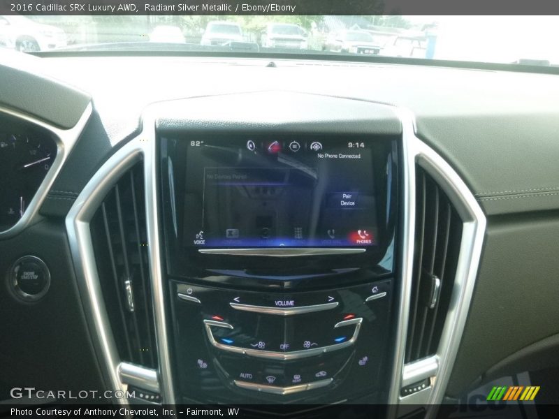 Radiant Silver Metallic / Ebony/Ebony 2016 Cadillac SRX Luxury AWD