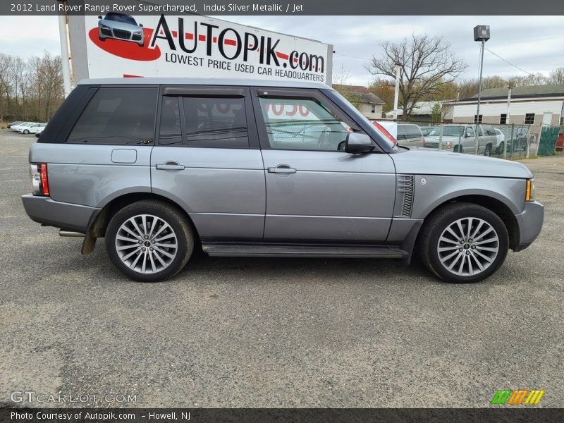 Indus Silver Metallic / Jet 2012 Land Rover Range Rover Supercharged