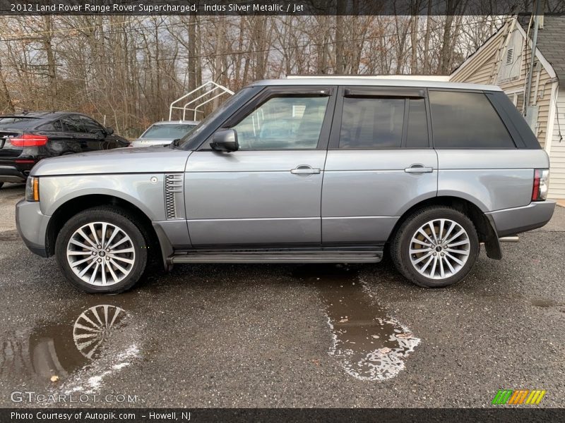 Indus Silver Metallic / Jet 2012 Land Rover Range Rover Supercharged