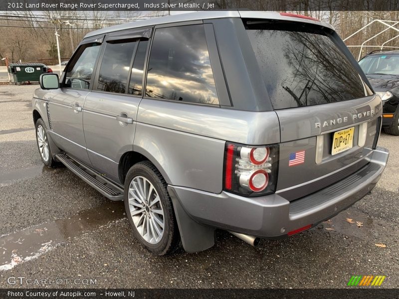 Indus Silver Metallic / Jet 2012 Land Rover Range Rover Supercharged