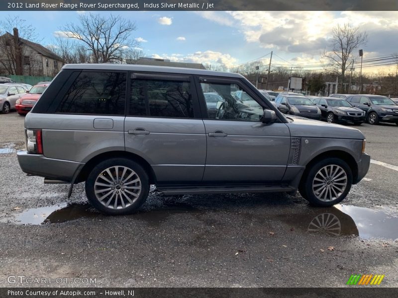 Indus Silver Metallic / Jet 2012 Land Rover Range Rover Supercharged