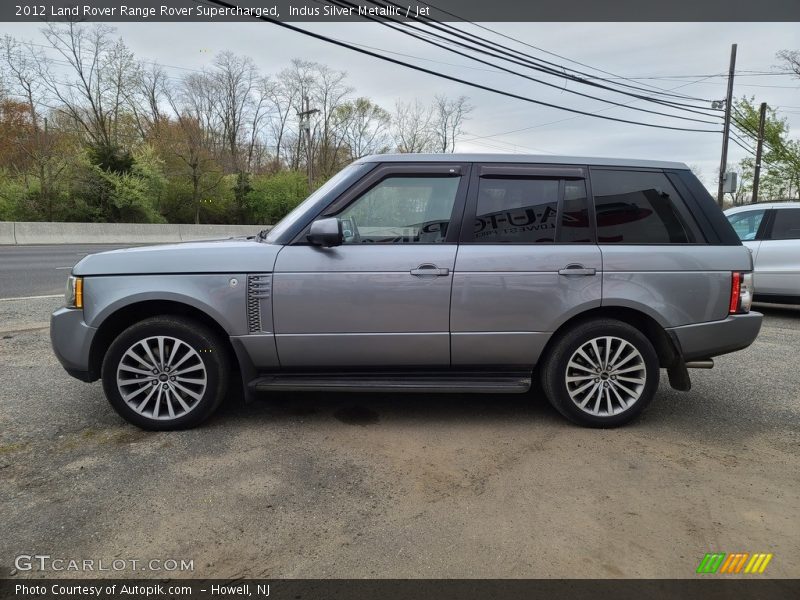Indus Silver Metallic / Jet 2012 Land Rover Range Rover Supercharged