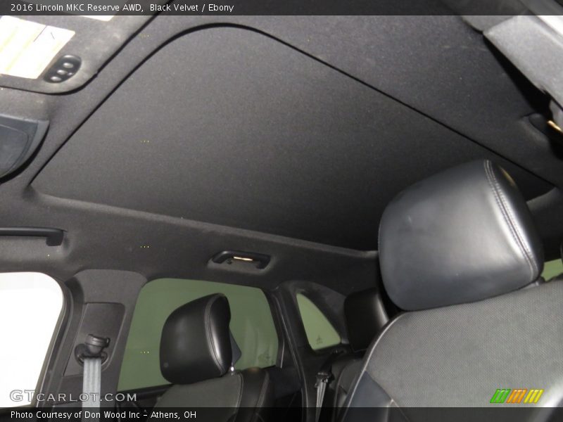 Black Velvet / Ebony 2016 Lincoln MKC Reserve AWD