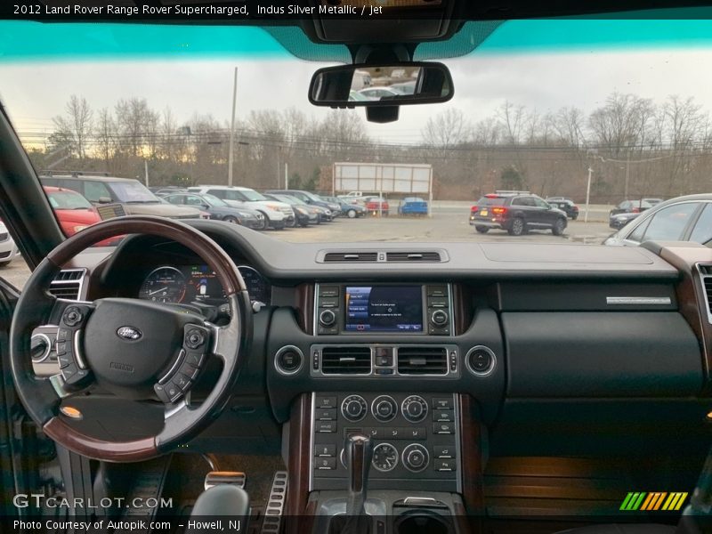 Indus Silver Metallic / Jet 2012 Land Rover Range Rover Supercharged