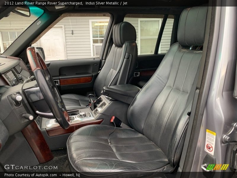 Indus Silver Metallic / Jet 2012 Land Rover Range Rover Supercharged