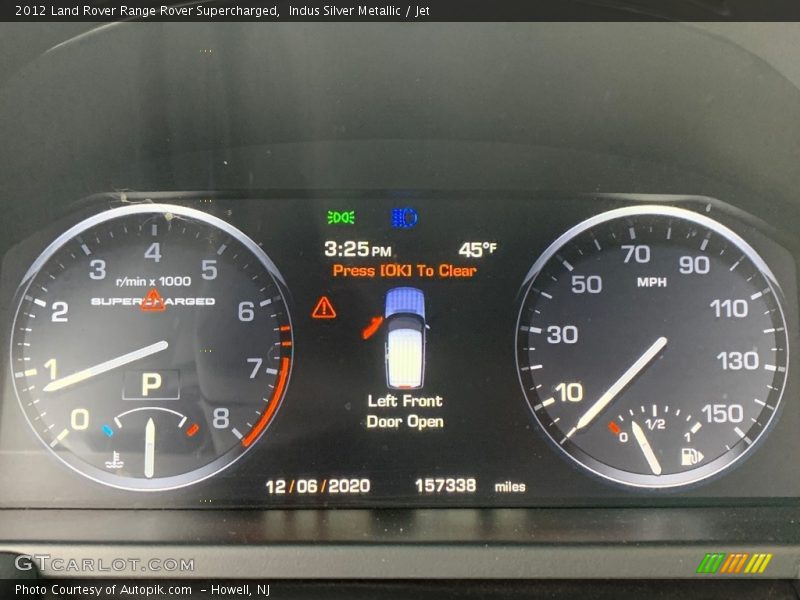 Indus Silver Metallic / Jet 2012 Land Rover Range Rover Supercharged