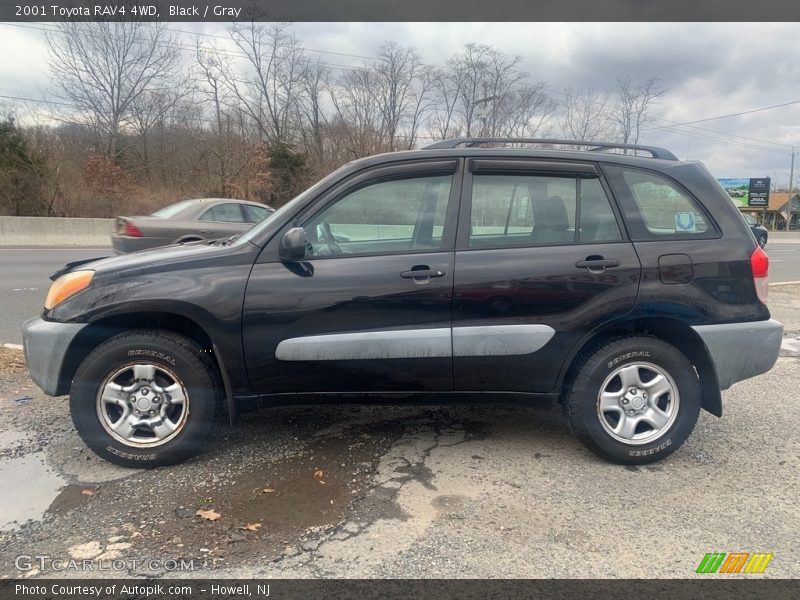 Black / Gray 2001 Toyota RAV4 4WD