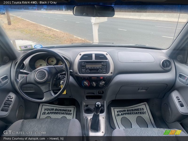 Black / Gray 2001 Toyota RAV4 4WD