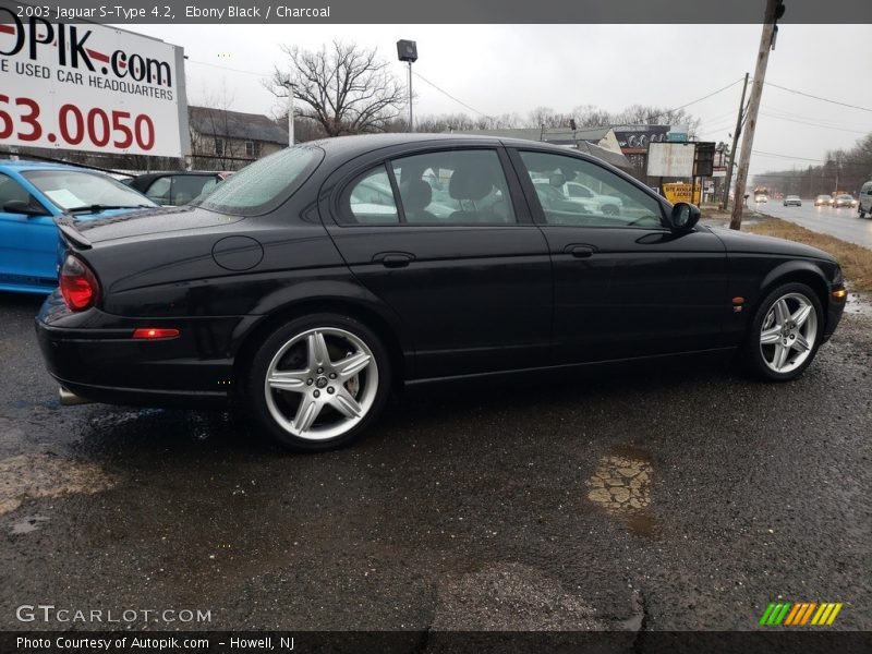 Ebony Black / Charcoal 2003 Jaguar S-Type 4.2