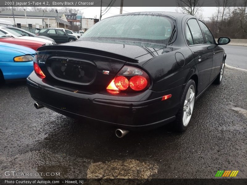Ebony Black / Charcoal 2003 Jaguar S-Type 4.2