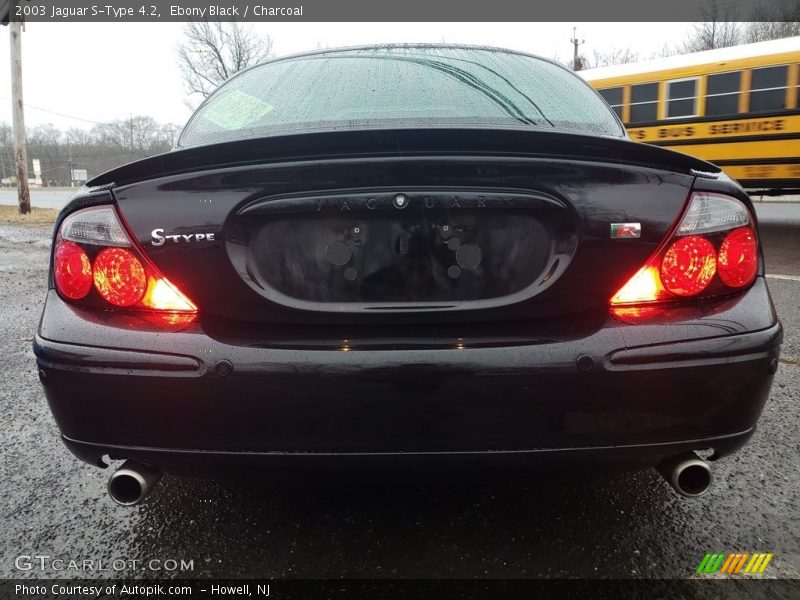 Ebony Black / Charcoal 2003 Jaguar S-Type 4.2