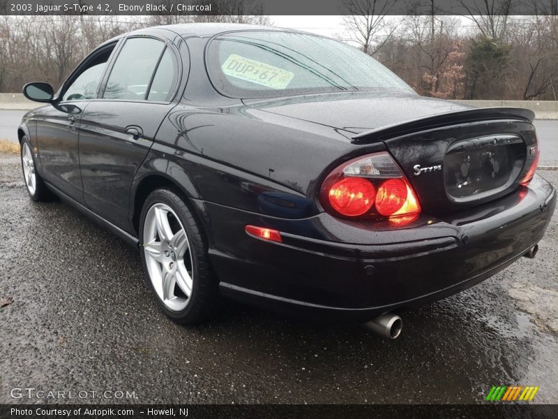 Ebony Black / Charcoal 2003 Jaguar S-Type 4.2