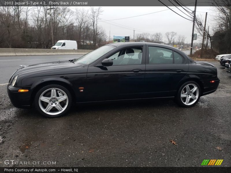 Ebony Black / Charcoal 2003 Jaguar S-Type 4.2