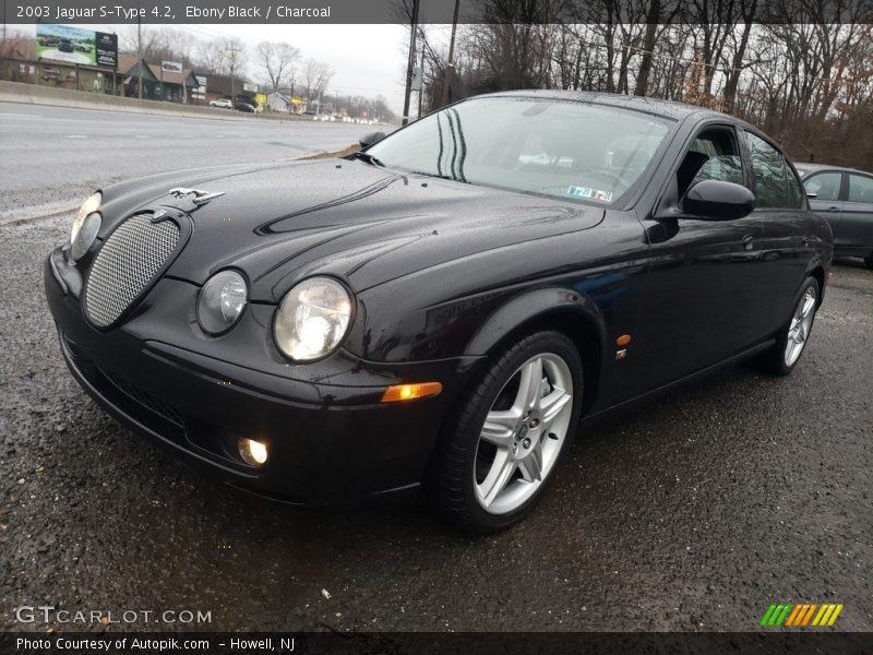 Ebony Black / Charcoal 2003 Jaguar S-Type 4.2