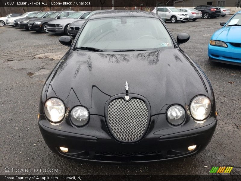 Ebony Black / Charcoal 2003 Jaguar S-Type 4.2