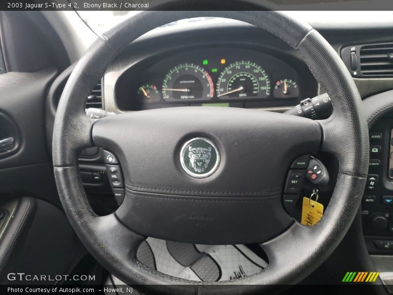 Ebony Black / Charcoal 2003 Jaguar S-Type 4.2