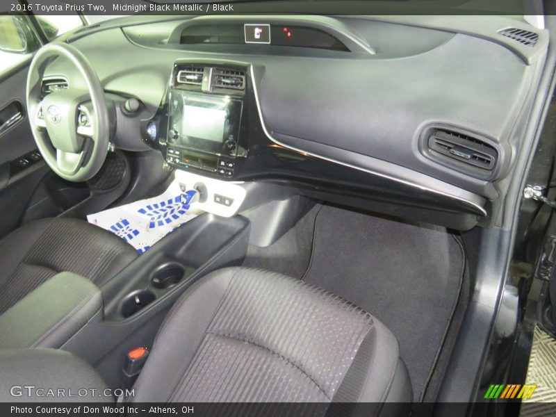 Midnight Black Metallic / Black 2016 Toyota Prius Two