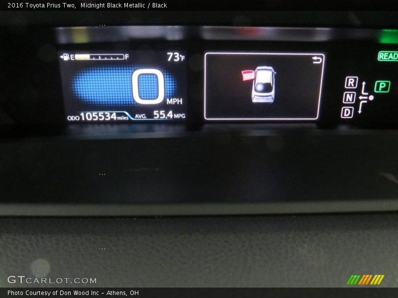 Midnight Black Metallic / Black 2016 Toyota Prius Two