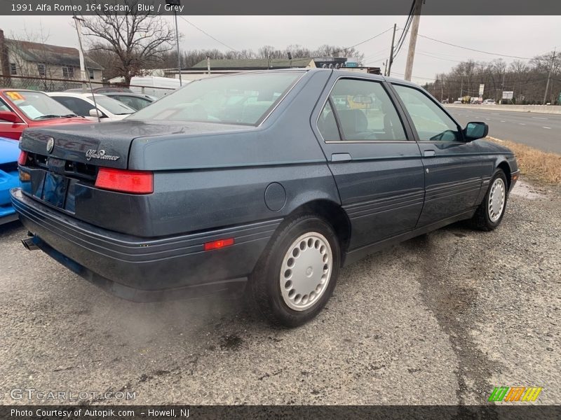 Blue / Grey 1991 Alfa Romeo 164 Sedan