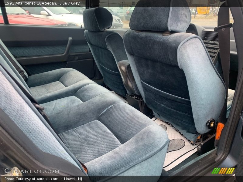 Rear Seat of 1991 164 Sedan