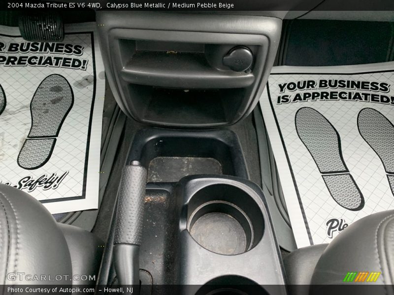 Calypso Blue Metallic / Medium Pebble Beige 2004 Mazda Tribute ES V6 4WD