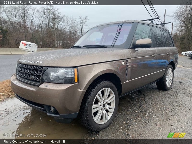 Front 3/4 View of 2012 Range Rover HSE