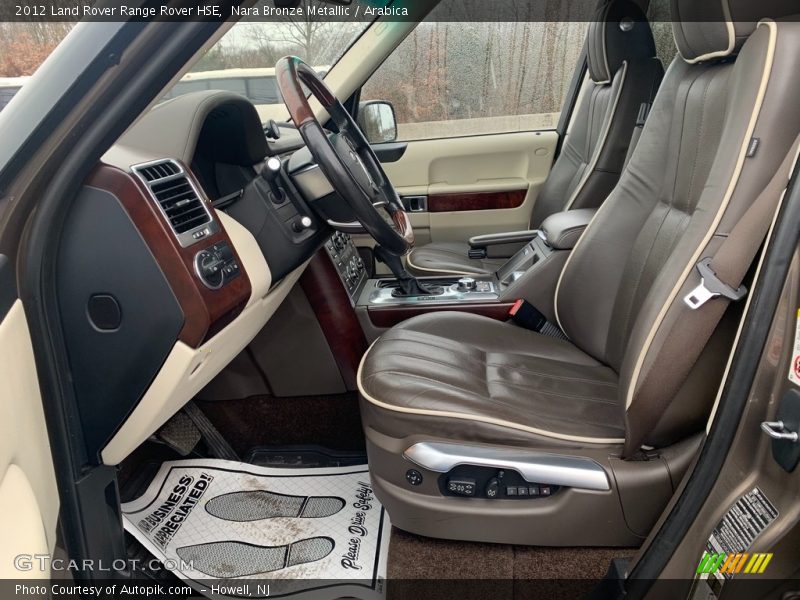  2012 Range Rover HSE Arabica Interior