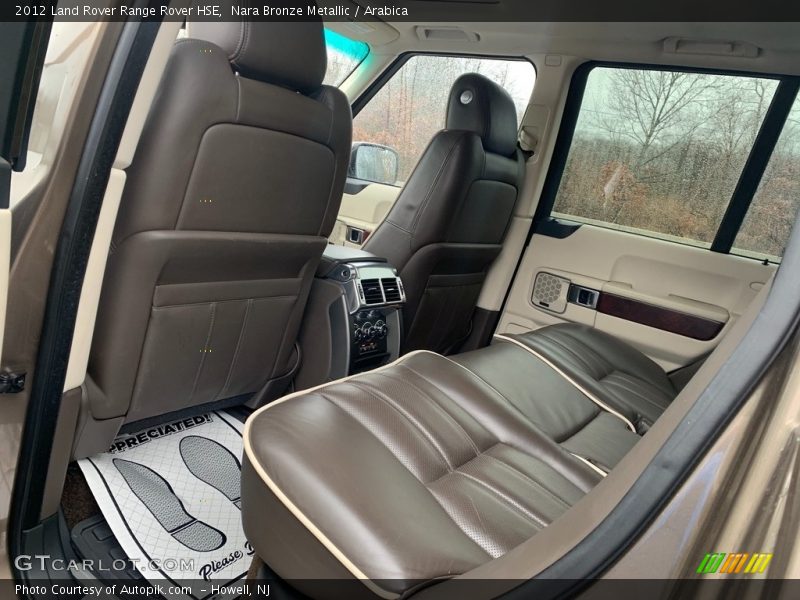 Rear Seat of 2012 Range Rover HSE