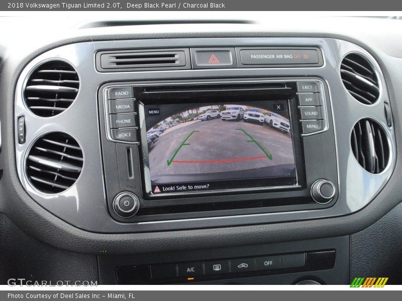 Deep Black Pearl / Charcoal Black 2018 Volkswagen Tiguan Limited 2.0T