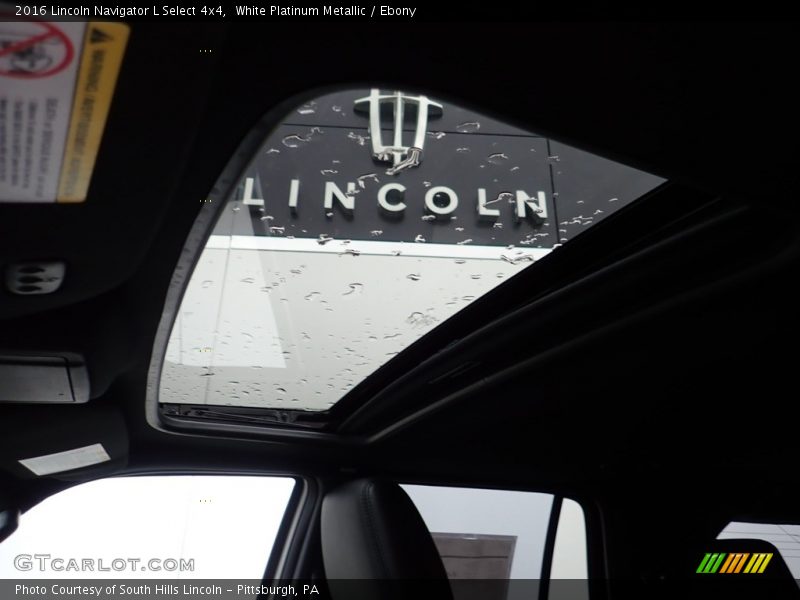 White Platinum Metallic / Ebony 2016 Lincoln Navigator L Select 4x4