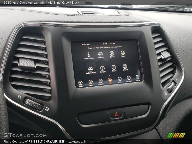 Sting-Gray / Black 2020 Jeep Cherokee Latitude 4x4