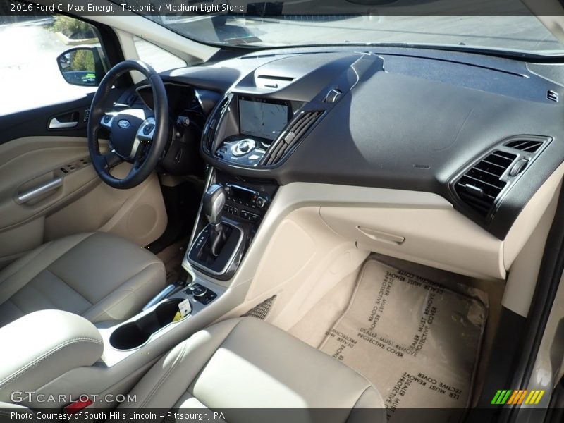  2016 C-Max Energi Medium Light Stone Interior