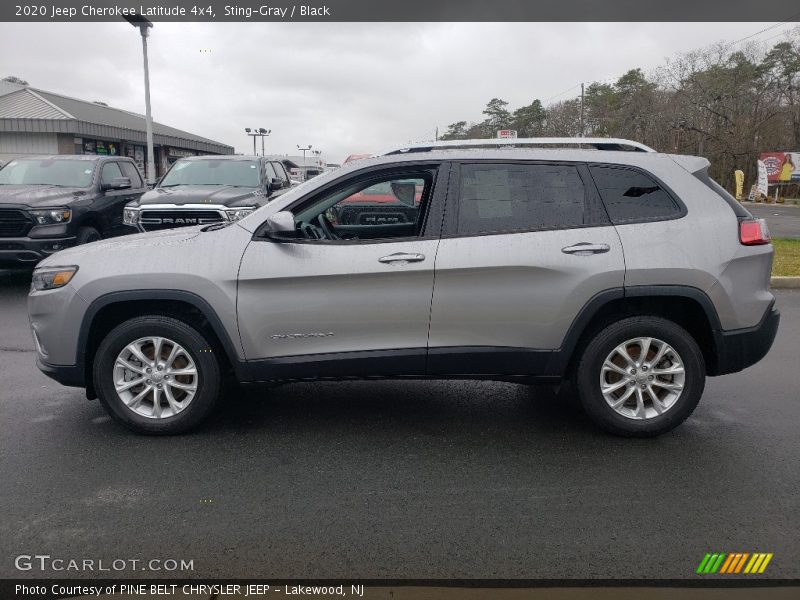 Sting-Gray / Black 2020 Jeep Cherokee Latitude 4x4
