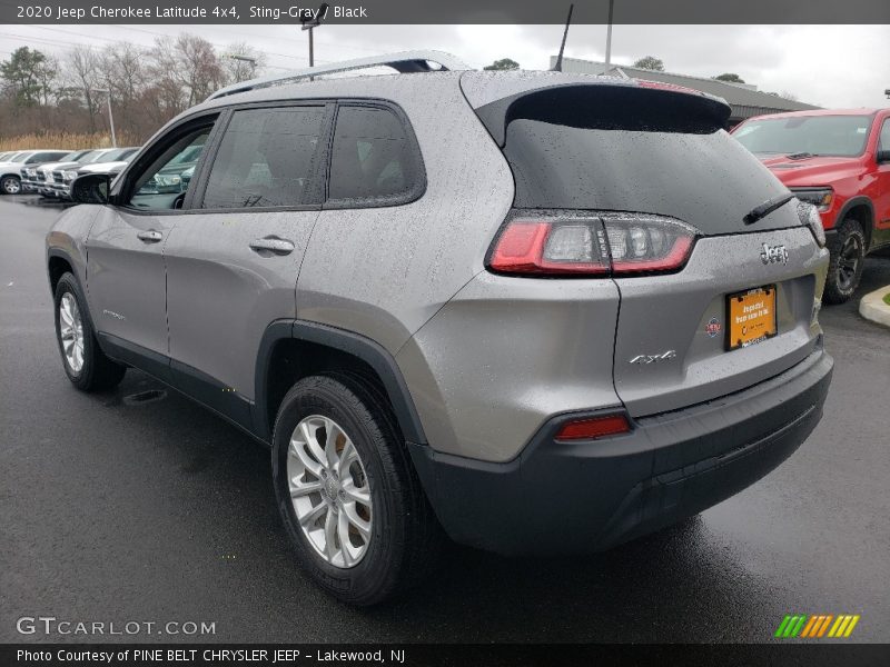 Sting-Gray / Black 2020 Jeep Cherokee Latitude 4x4
