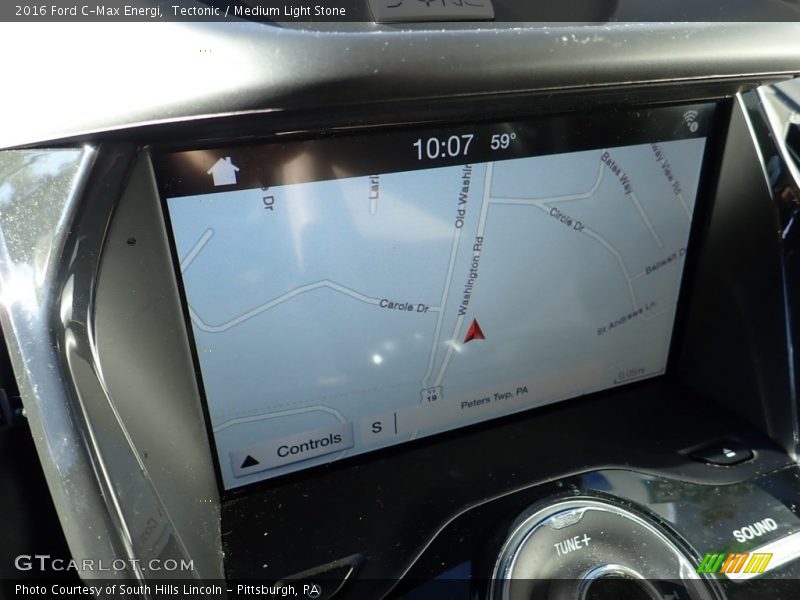 Navigation of 2016 C-Max Energi
