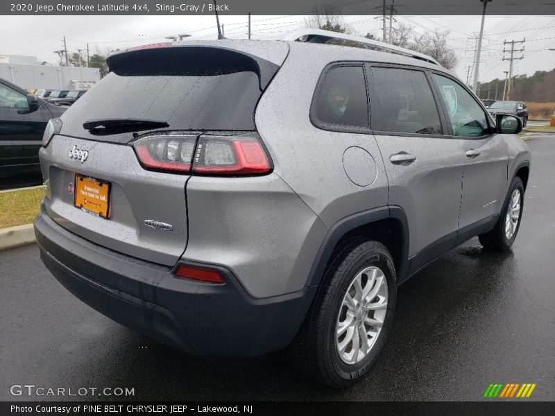 Sting-Gray / Black 2020 Jeep Cherokee Latitude 4x4