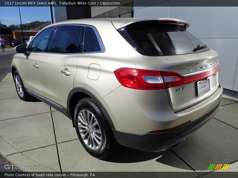 Palladium White Gold / Cappuccino 2017 Lincoln MKX Select AWD