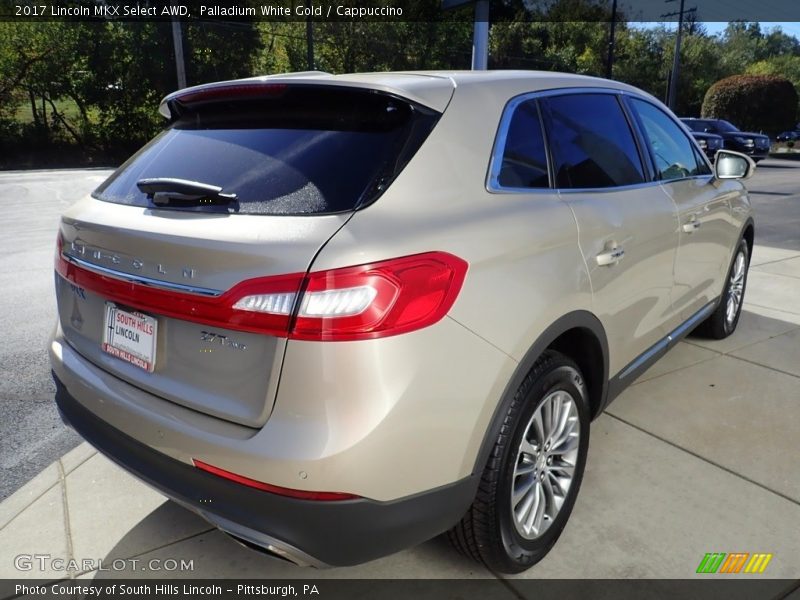 Palladium White Gold / Cappuccino 2017 Lincoln MKX Select AWD