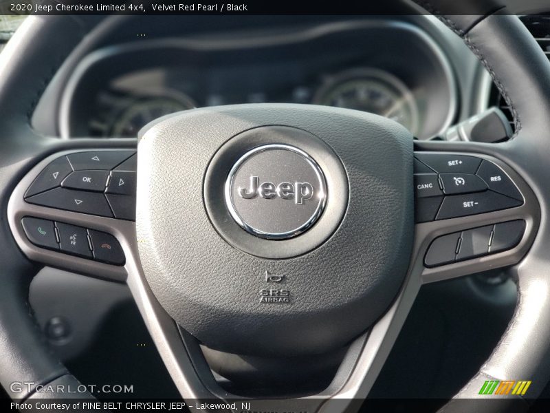Velvet Red Pearl / Black 2020 Jeep Cherokee Limited 4x4