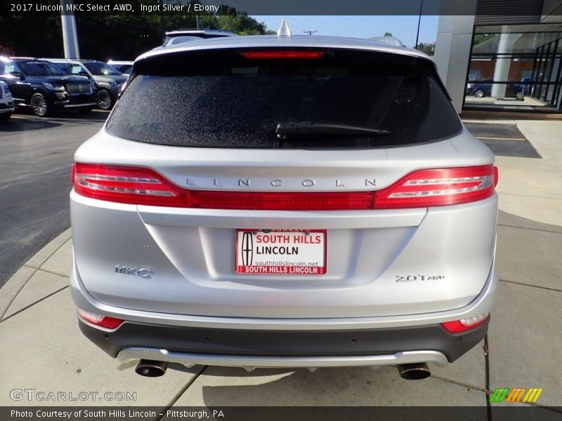 Ingot Silver / Ebony 2017 Lincoln MKC Select AWD