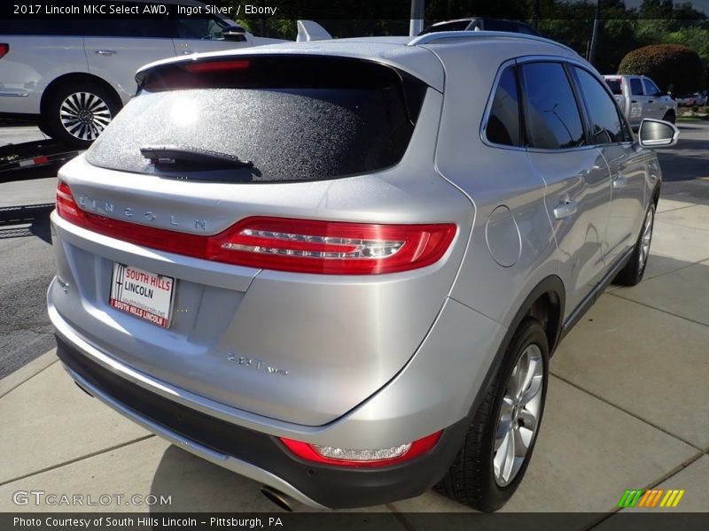 Ingot Silver / Ebony 2017 Lincoln MKC Select AWD