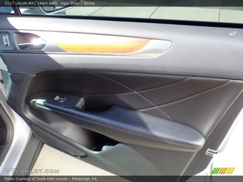 Ingot Silver / Ebony 2017 Lincoln MKC Select AWD
