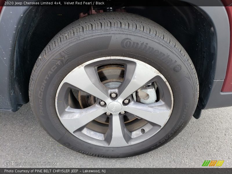 Velvet Red Pearl / Black 2020 Jeep Cherokee Limited 4x4