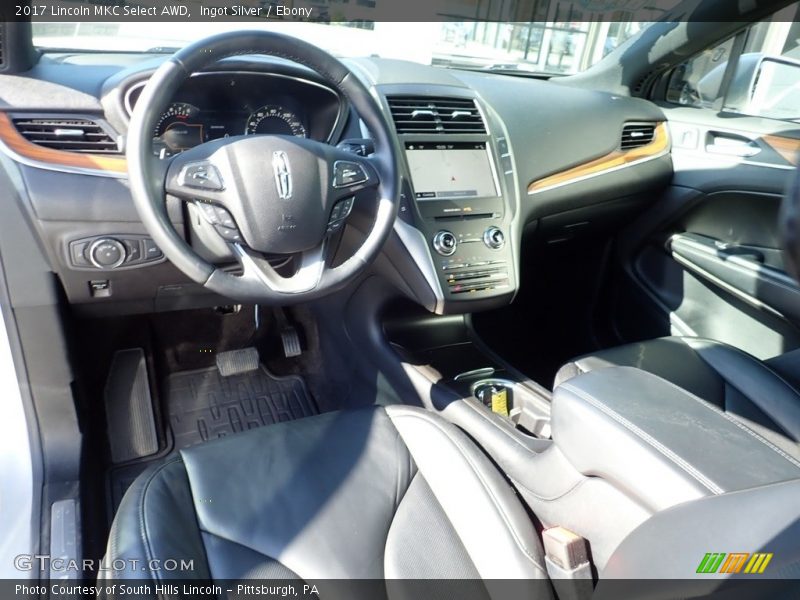 Ingot Silver / Ebony 2017 Lincoln MKC Select AWD